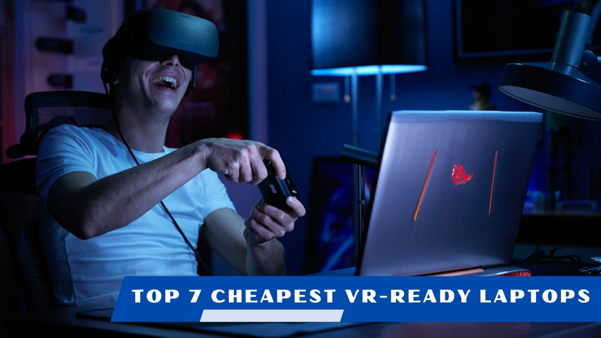 Man Playing game at cheapest VR-ready laptop